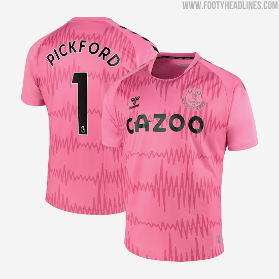 Everton Training Pink Everton Top Pink Everton Away Kit Hummel